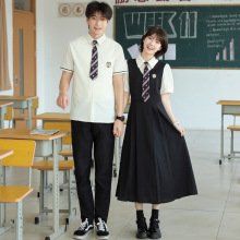 小学初高中学生班服夏季英伦学院风诗歌朗诵合唱演出服毕业照校服