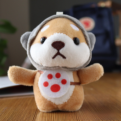 Factory Direct Supply Plush Toy Puppy Keychain Company Gift Couple Gift Dropshipping One Piece