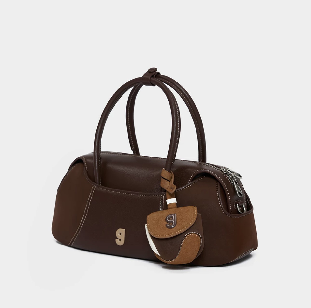 Medium yuanyang brown + brown headphone bag