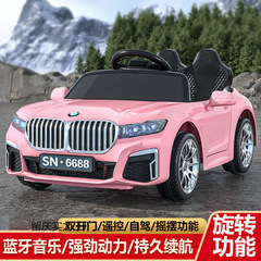 新しい子供用電気自動車四輪車男性と女性の赤ちゃん大型子供用リモコンおもちゃの車ベビーカー充電スイング