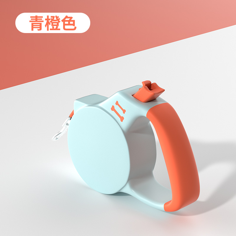 【 3m 】자동 견인 로프(회색 주황색)