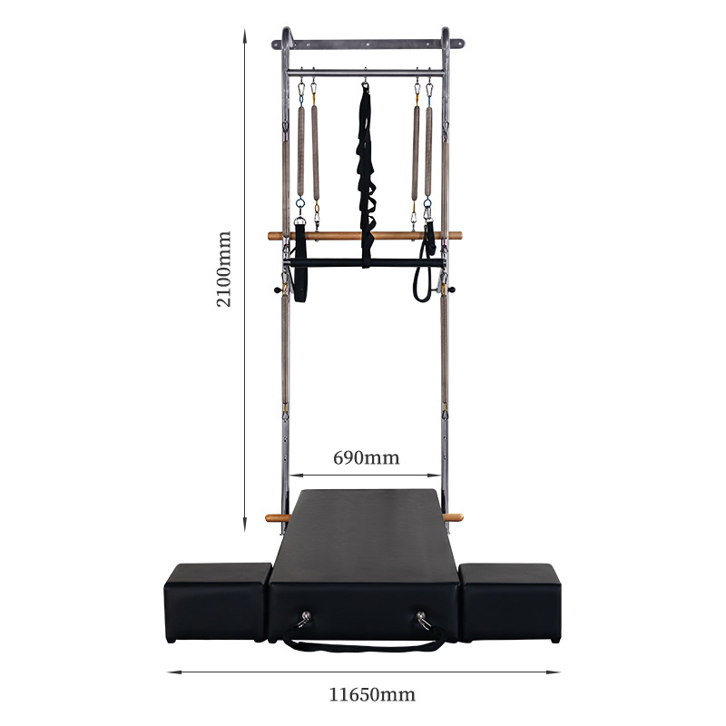 Equipo de Pilates de Aleación de Aluminio para Gimnasio o Estudio de Yoga, de Gran Tamaño, Montado en la Pared, Portátil, Venta Directa de Fábrica