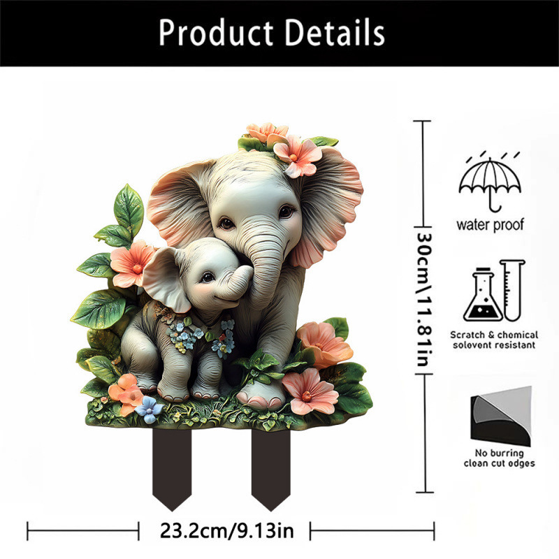 Ventas transfronterizas en caliente nuevos adornos de animales estereoscópicos parques de diseño de escenas decorativas adornos acrílicos image 16
