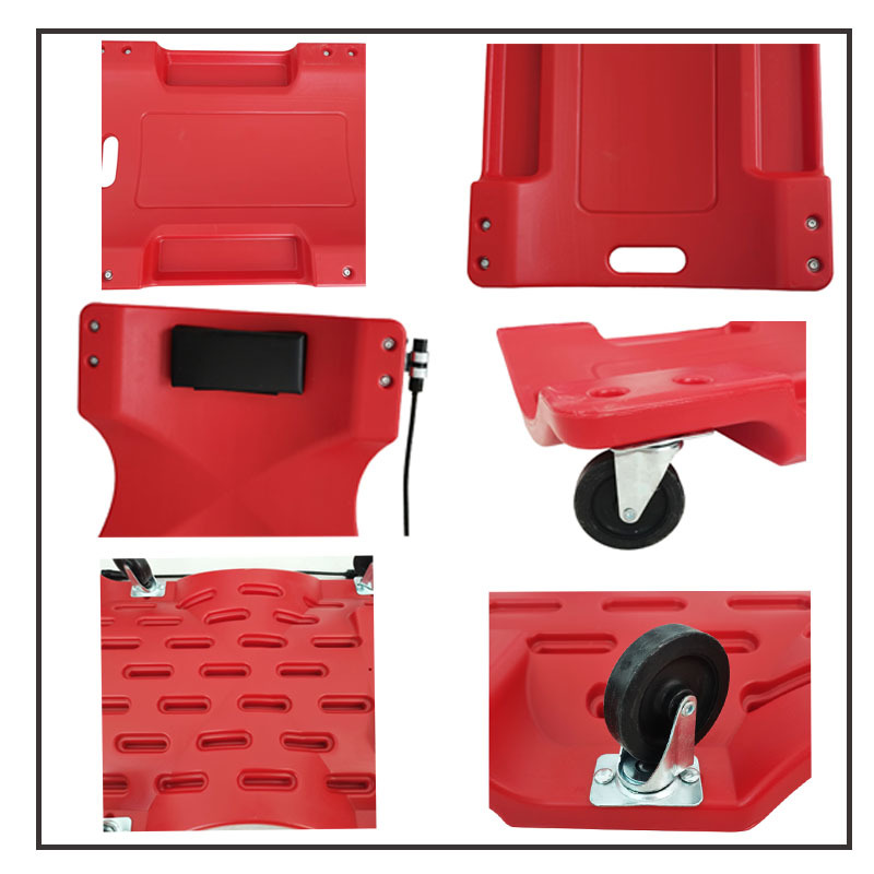 Tablero de reparación de automóviles de 40 pulgadas en stock transfronterizo, tablero de reparación de automóviles engrosado de 36 pulgadas con ruedas universales y luz, tablero deslizante de reparación de automóviles.