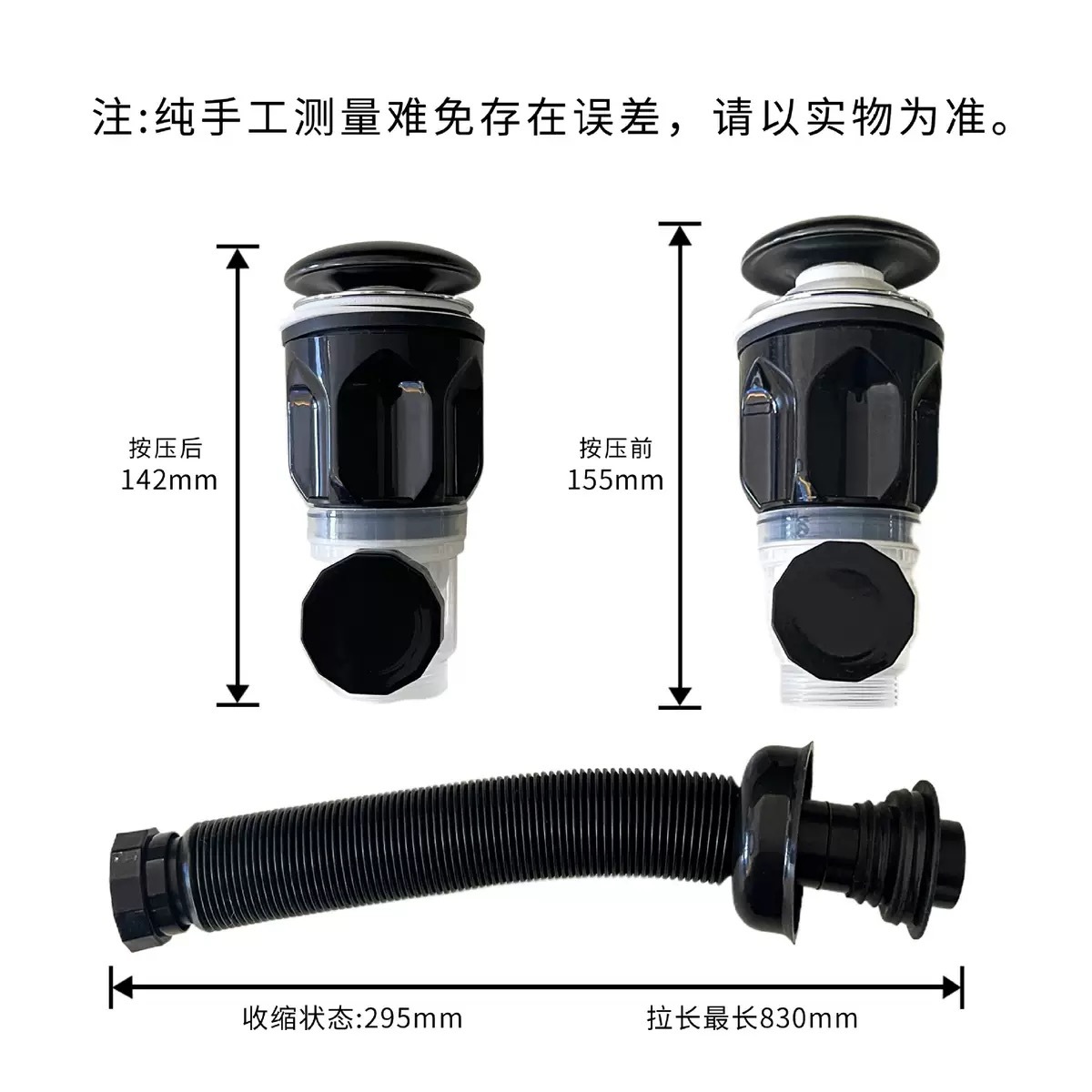 Desagüe de Rebote de Cerámica para Lavabo de Baño