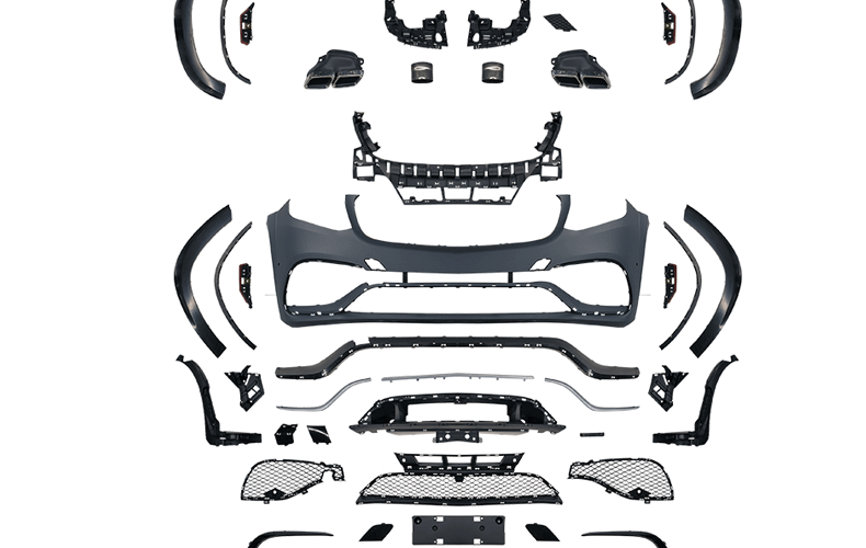 Suitable for Mercedes-Benz GL to GLSAMG63 front and rear large enclosure cover leaf GLS166 upgrade AMG export