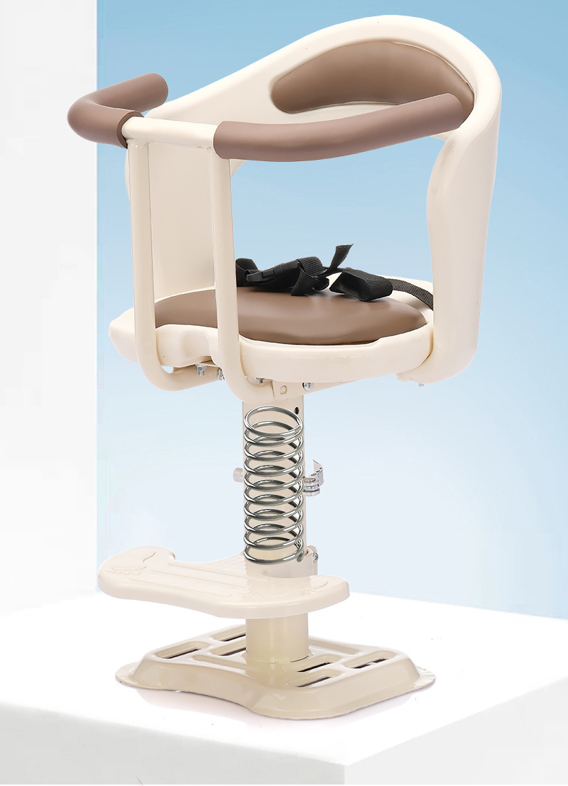 Electric Vehicle Seat, Front-Mounted Battery Bike Seat, Pedal Electric Motorcycle Child Safety Stool, Safety Belt