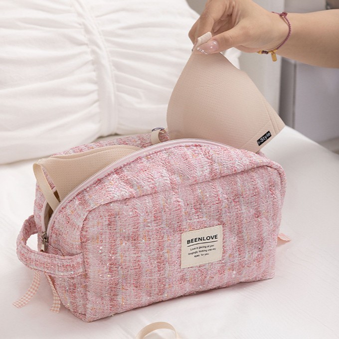 蓬恋下着収納バッグ手提げ旅行区下着収納袋卸売り大容量携帯女性ブラジャーバッグ|undefined