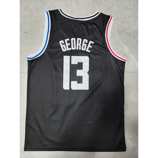 Spot Basketball Jersey 23 New Season Now Clippers 2 # Leonard 13 # George Embroidered Basketball Uniform Sportswear