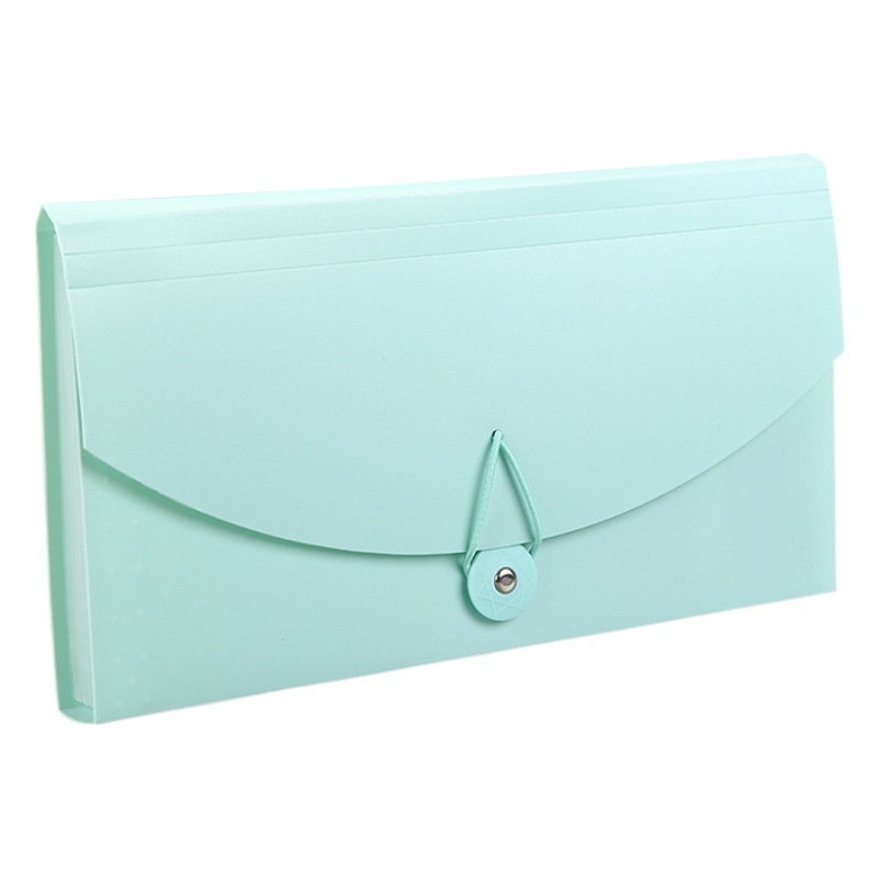 Bolsa de órgano Morandi de 13 compartimentos B6 de gran capacidad bolsa de factura de oficina versión coreana carpeta de clasificados PP multicapa