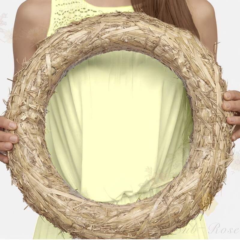 Factory direct supply natural straw ring DIY bottom ring shop decoration Christmas wreath flower shop supplies moisturizing Factory direct supply natural straw ring DIY bottom ring shop decoration Christmas wreath flower shop supplies moisturizing