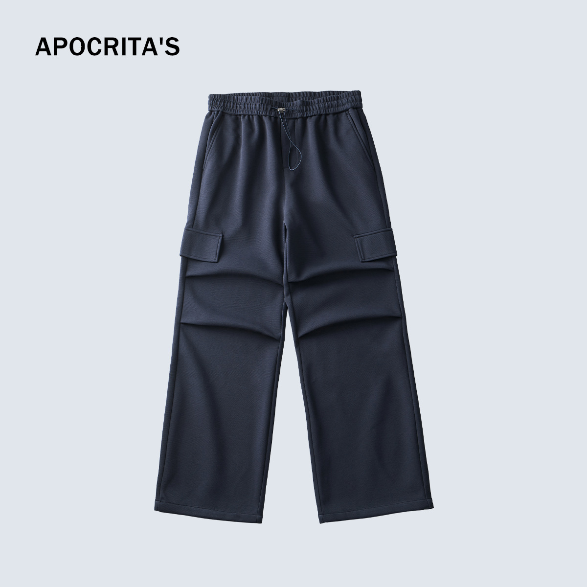 Sin devoluciones ni cambios【Liquidación por tiempo limitado a un precio súper bajo】Pantalones casuales holgados y rectos para hombre APO, para otoño e invierno