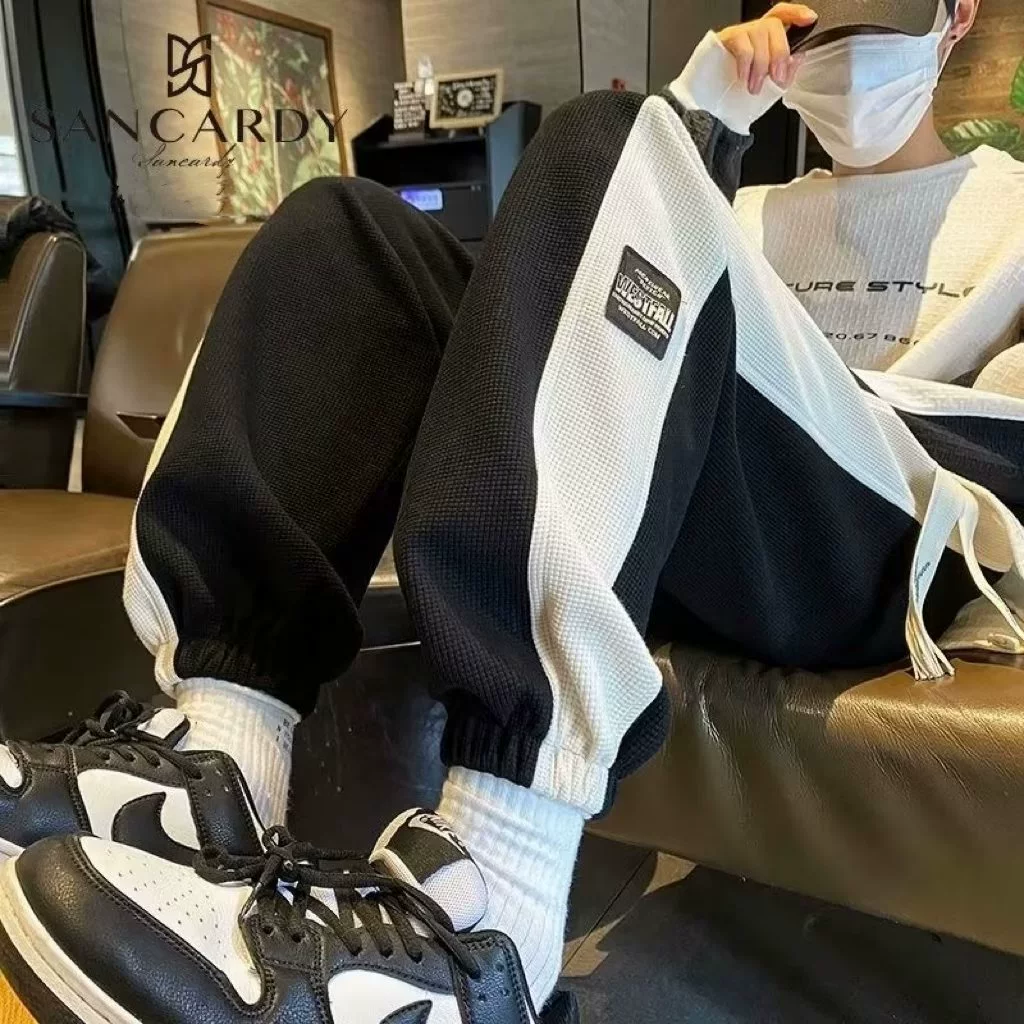 Демисезонные мужские спортивные брюки для баскетбола, oversize, большие размеры для бега и отдыха