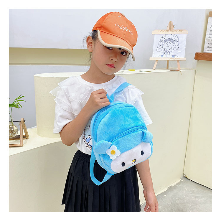 1-2-3 years old children's backpacks, cartoon plush small schoolbags, cute early education kindergarten backpacks for boys and girls undefined