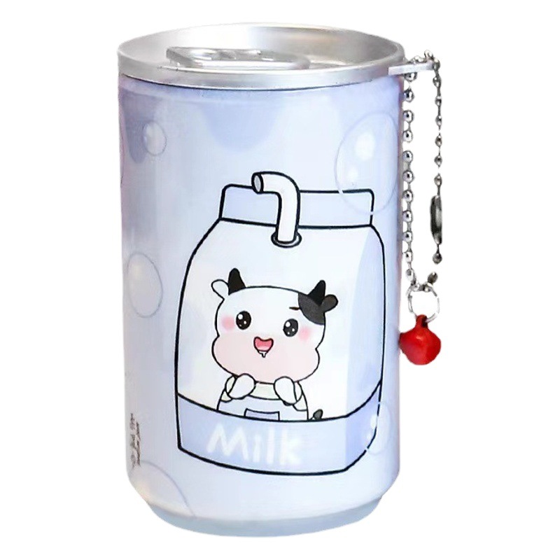 Estudiante lindo creativo mini juguetes llevar Coca-Cola enlatado toallitas desechables latas no tejidas mojadas