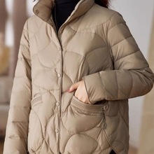 短款轻薄羽绒棉服女2025棉袄新款小个子百搭时尚洋气保暖棉衣外套
