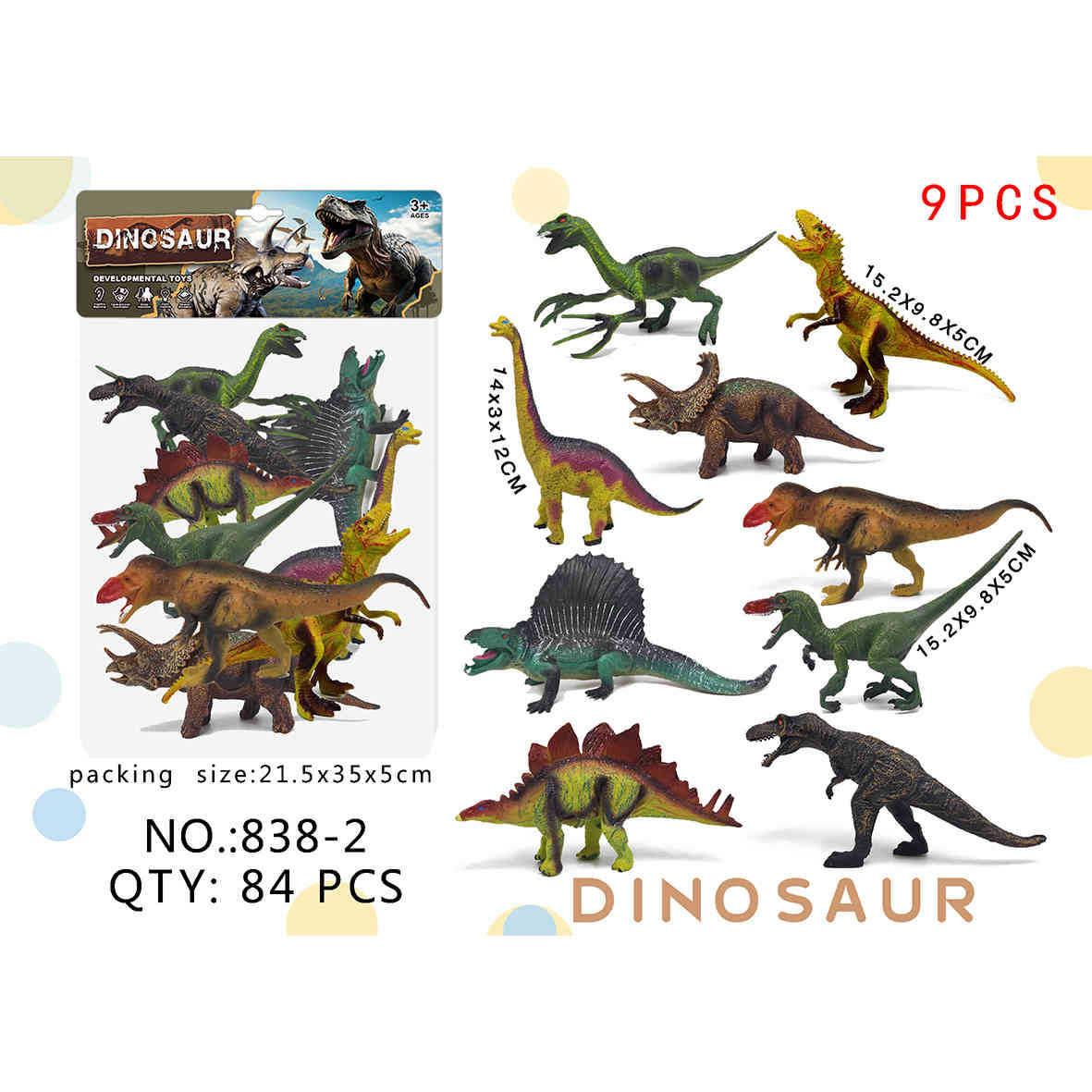 Transfronterizos infantiles simulación de animales dinosaurios tigre león panda jirafa modelo de insecto conjunto de juguetes de educación temprana