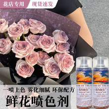 鲜花喷漆碎冰蓝乌梅子酱染色剂香皂花干花花艺彩喷剂花店用品批发