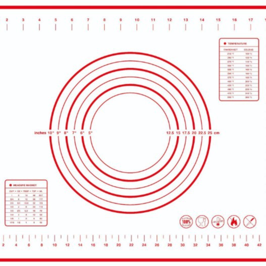 Tapete para amasar de silicona de grado alimenticio, personalizable y grueso, tapete antideslizante para masa para hornear en la cocina del hogar, tabla de cortar grande.