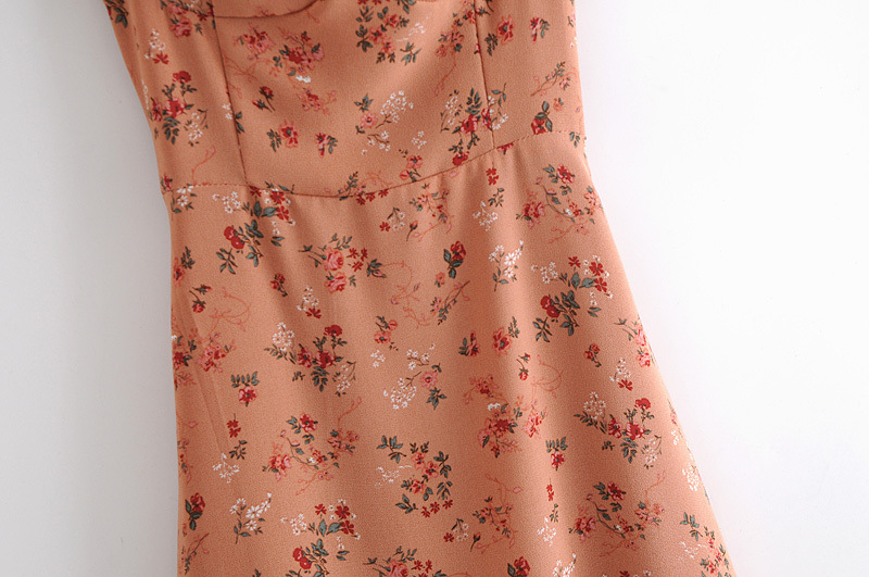 Floral Print Slim Strap Dress NSAM20622