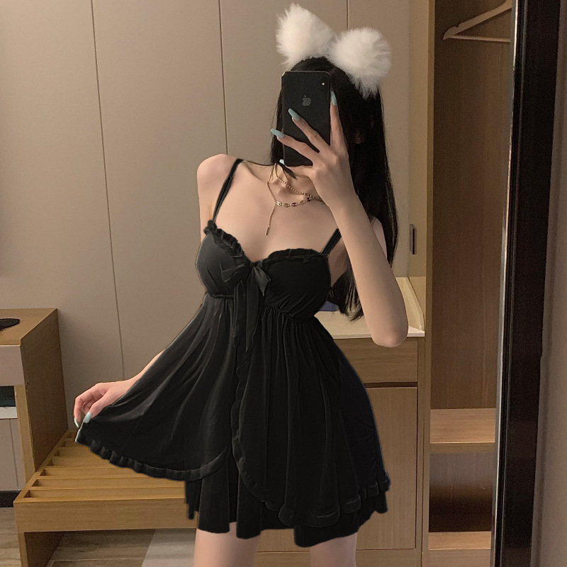 스커트 107#블랙[싱글슬링]