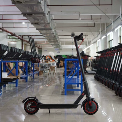 Qatlanan elektrik skuterlər rear shock 36v10.4ah electric scooter