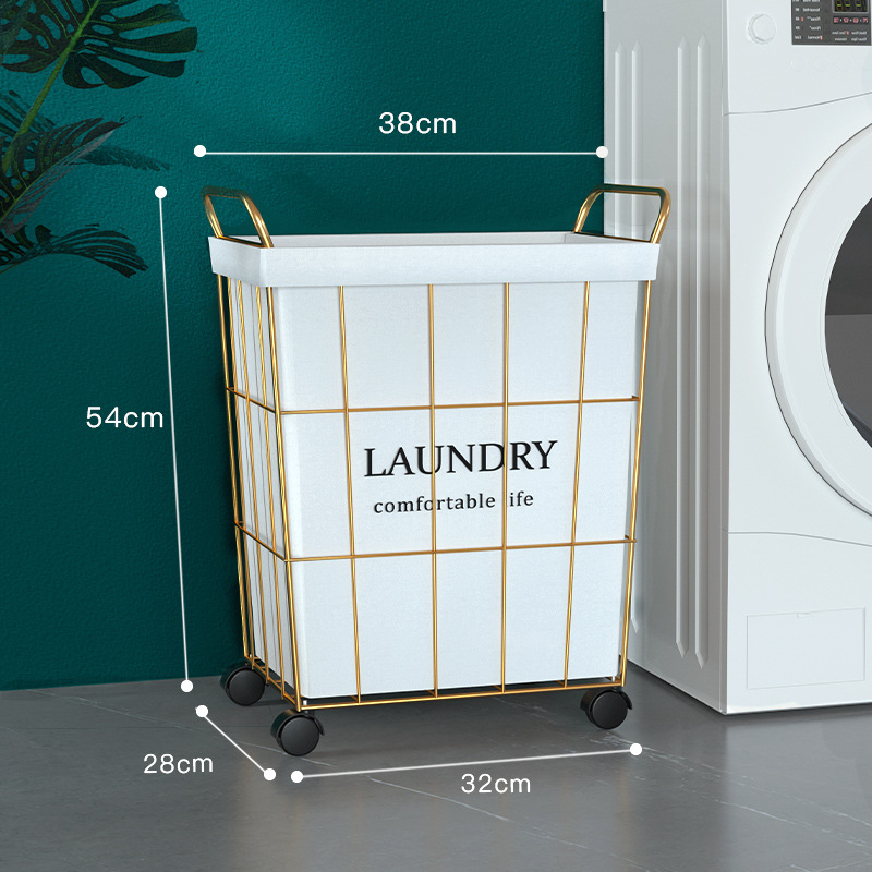 Cesta de lavandería hogar ropa sucia cesta de almacenamiento ins Wind Net almacenamiento rojo Lou cesta de lavandería cubo ropa sucia cesta al por mayor