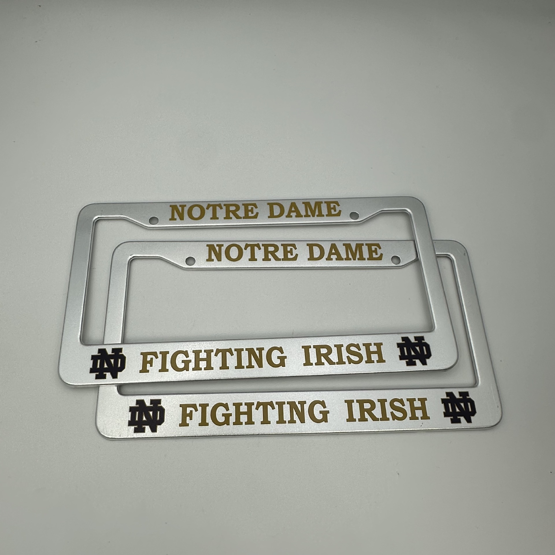 Cross-border US-standard aluminum alloy stainless steel license plate frame, license plate protection frame, custom printed license plate frame, made to order