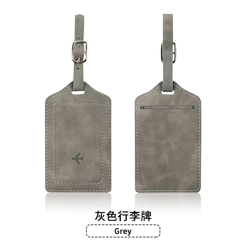Bolsa de pasaporte antimagnética de piel de pu juego de etiqueta de equipaje cepillo antirrobo de cuero clip de pasaporte rfid bolsa de identificación en stock cubierta de pasaporte