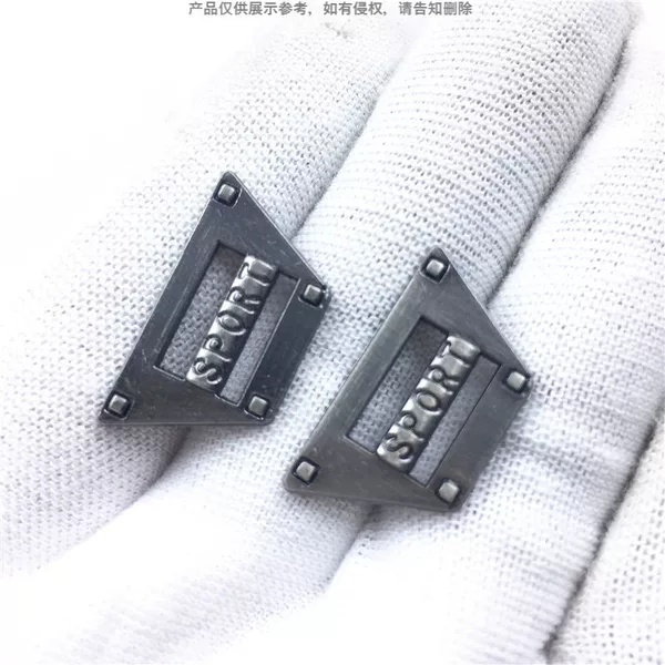 Bag Hardware Identification Plate, Sports Backpack with Foot Nameplate, Customized Special Special-Shaped Metal Sport Label