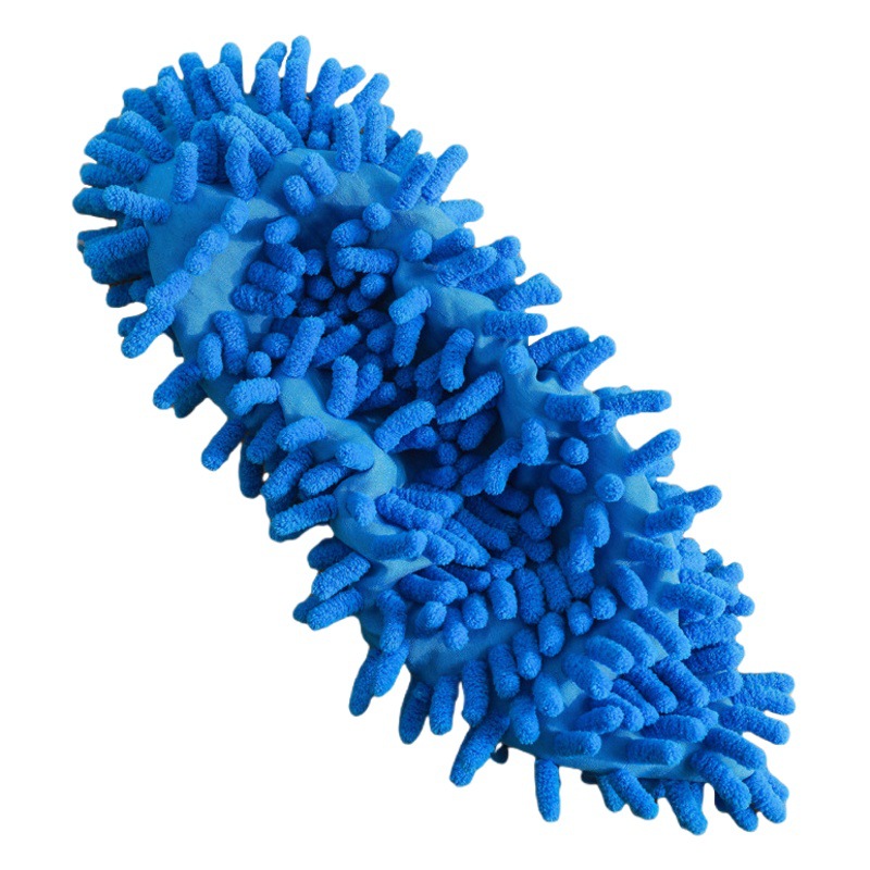Thickened, Non-Shedding, Washable Lazy Mop Slippers for Floor Cleaning, Chenille Shoe Covers for Cleaning Mop