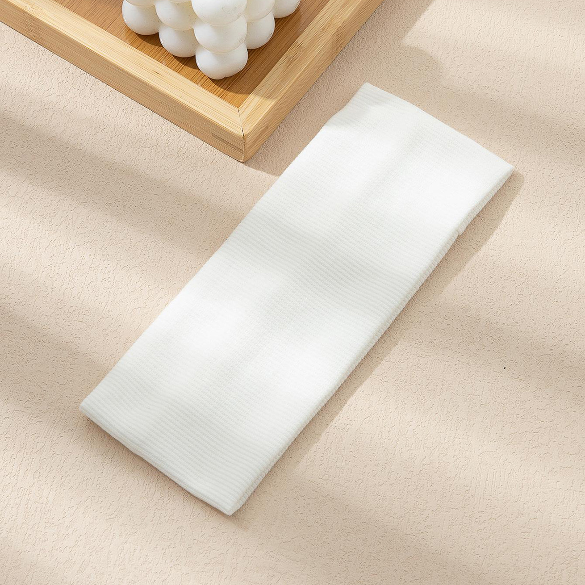 Nueva banda de pelo de punto de color sólido para hombres y mujeres yoga deportes sudor absorbente diadema internet celebridad mismo estilo hilo de algodón lavado de cara banda de pelo