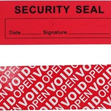 亚马逊现货防拆标签 VOID彩色贴纸物流运输标签 转印防伪证明贴纸