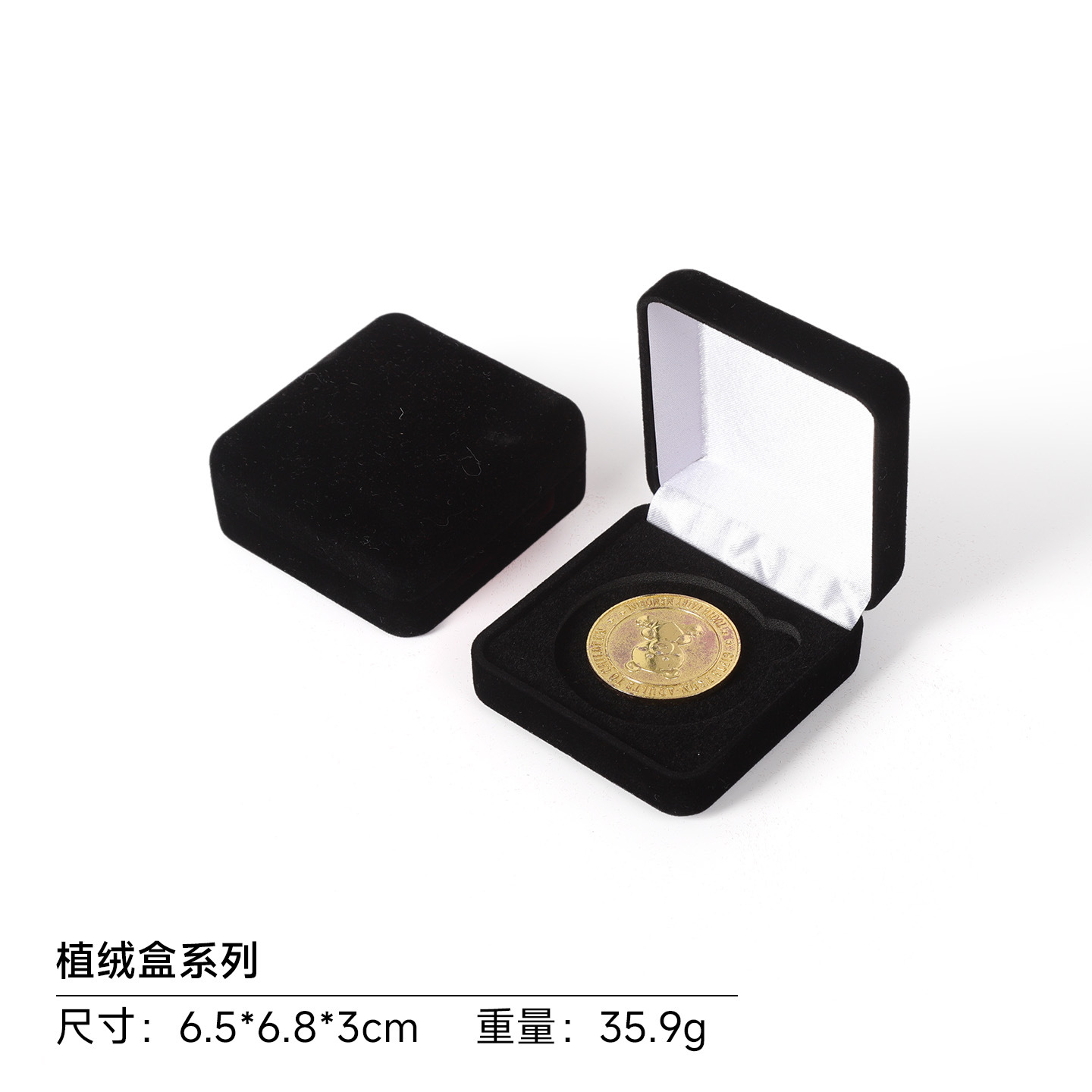 Caja Organizadora de Joyas y Anillos de Franela para Guardar Joyas