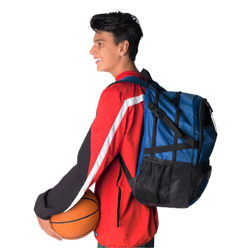 Cross-border waterproof basketball backpack outdoor travel leisure bag large capacity football backpack student computer backpack