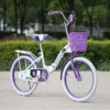 Purple [White Tire] - 18 inches (folding model) suitable for heights 1-1.2 meters - limited time purchase