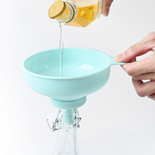 Plastic wide mouth narrow mouth funnel salad sauce large diameter funnel jam funnel household multi-functional oil drain and wine drain