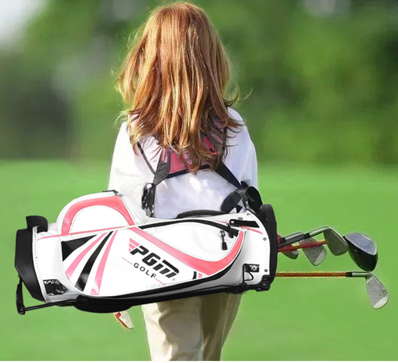 Túi đựng gậy golf trẻ em PGM có chân đế, cao 109 cm, chứa 13 gậy — Tùy chỉnh QB028 trẻ em bóng túi chi tiết 3