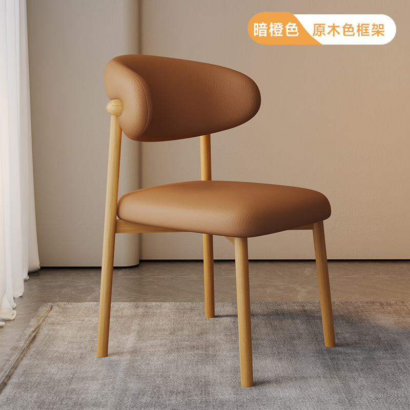 Mesa de comedor casera respaldada taburetes lujosos de alta calidad alquiler restaurante hierro forjado simple silla de hotel silla de comedor italiana