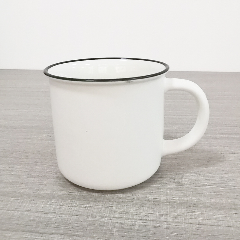 Taza de agua de procesamiento de lotes pequeños tazas de cerámica LOGO taza de agua taza de marca blanca taza de cerámica taza de café