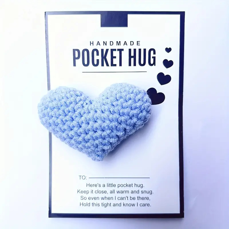 [완성된 축하 카드] 하늘색 하트