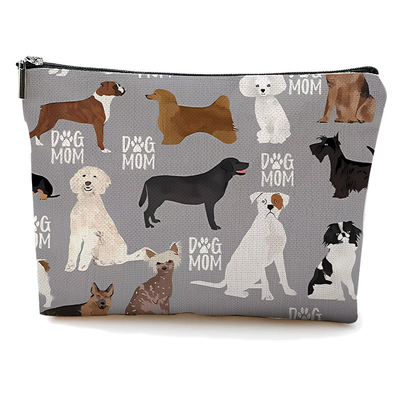 Amazon mascota transfronteriza gato y perro impresión doble cara bolsa de lavado de viaje bolsa de almacenamiento de gran capacidad adorable