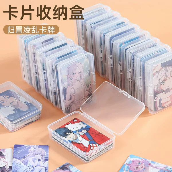 Cards, white storage box