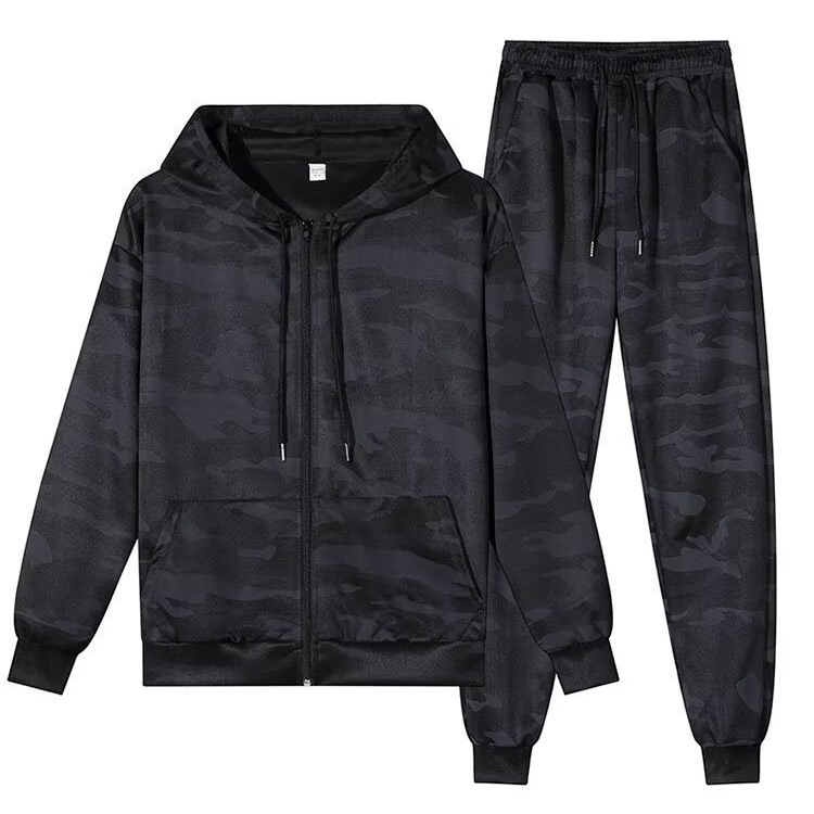 Hooded Sports Suit for Men Spring and Autum 2026 Thin Trendy Brand Loose Sweatshirt with a Set of Casual Pants for Men
