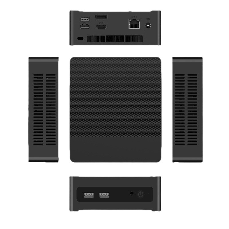 12 generación N100 minicomputadora 4K puerto de red doméstico de enrutamiento suave oficina de negocios portátil minipc micro host