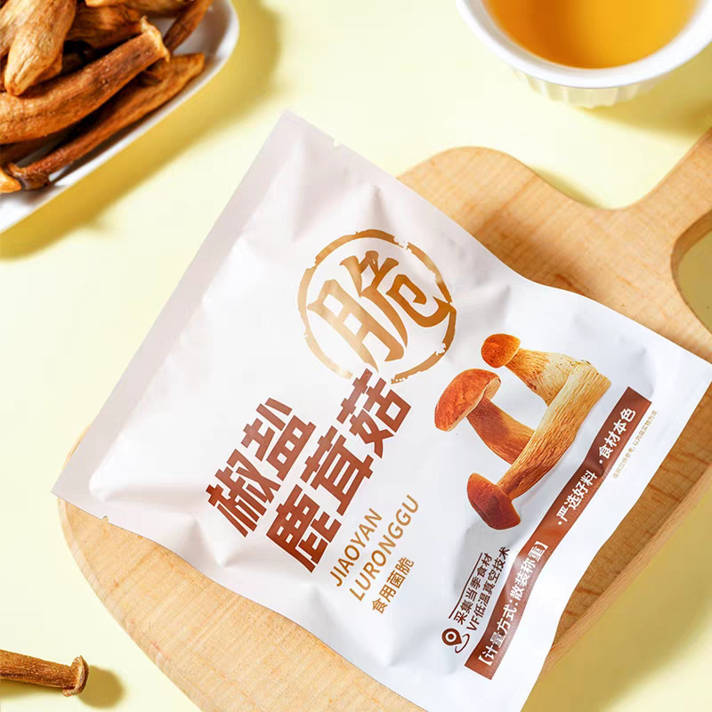 椒盐鹿茸菇脆即食酥脆菌菇干果蔬脆蔬菜干解馋零食小吃非膨化食品|undefined