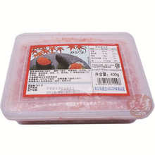 日式寿司料理供应  惠美寿冷冻即食飞鱼籽 400g/盒 大粒红蟹子