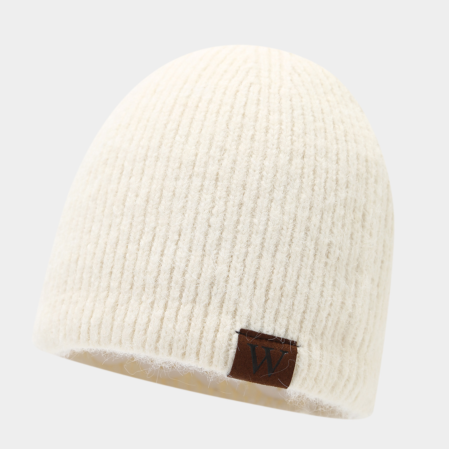 Otoño y invierno nuevo sombrero de punto transfronterizo de tendencia europea y americana rayas delgadas calles de moda retro sombrero de lana damas