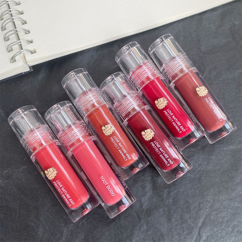 Glos za ustnice z ničelno občutljivostjo, kristalna leča, vlažilna voda in dolgotrajen razvoj barve brez bledenja sijaja za ustnice za ženske_voghion.com