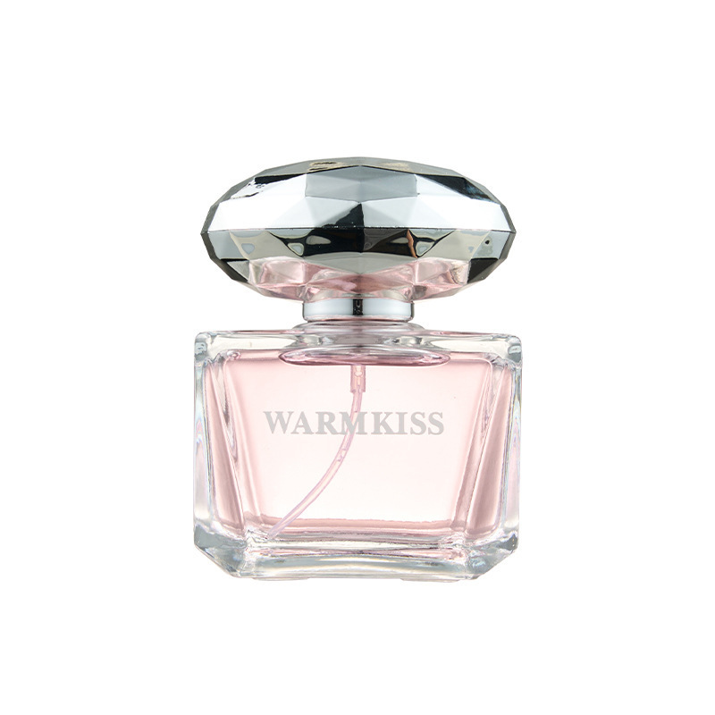 WARMKISS Crystal Crystal Diamond Pink Diamond Lady Fresh Perfume de Eau de Toilette Natural Transfronteriza Fábrica al por mayor image 5
